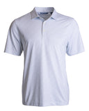 Cutter & Buck Pike Eco Pebble Print Stretch Receycled Mens Polo