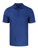 Cutter & Buck Pike Eco Pebble Print Stretch Receycled Mens Polo