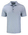 Cutter & Buck Pike Eco Pebble Print Stretch Receycled Mens Polo