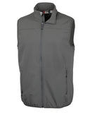 Clique® Men's Trail Eco Stretch Soft Shell Full-Zip Vest