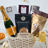 Midnight Snack Veuve Champagne Basket