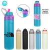 OYA - 24 oz Double-Wall Stainless Steel Bottle with 2-in-1 Lid
