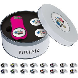 Pitchfix ® Fusion 2.0 Tin w/ Ball Markers