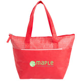 Mist Recycled 9-Can Non-Woven Tote Cooler