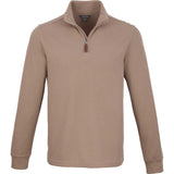 HUDSON Eco Knit Quarter Zip Ribbed Sweater