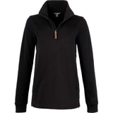 HUDSON Eco Knit Quarter Zip Ribbed Sweater