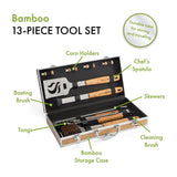 Cuisinart® Bamboo 13 PC Grill Tool Set