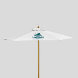 7' Wood Market Umbrella