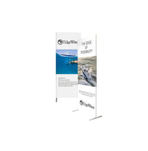 HassleFree™ 30"x80" Fabric Banner Stand - Double Sided Imprint