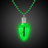 Holiday Bulb Light Up Necklace