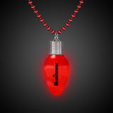 Holiday Bulb Light Up Necklace