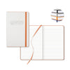 Castelli White Laser Medio Lined White Page Journal