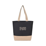 Recycled Cotton Canvas Jute Tote - AWARE™