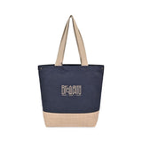 Recycled Cotton Canvas Jute Tote - AWARE™