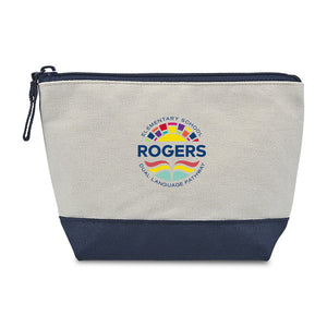 Canvas Zippered Pouch