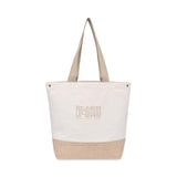 Recycled Cotton Canvas Jute Tote - AWARE™