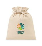 Eco-conscious Canvas Drawstring Gift Bag - Large