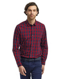 Artisan Collection by Reprime Check Long Sleeve Cotton Shirt