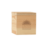 4" x 4" Small Square Wooden Box