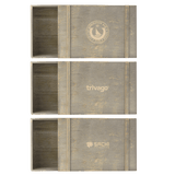 14" x 9" x 4.5" Wooden Gift Box