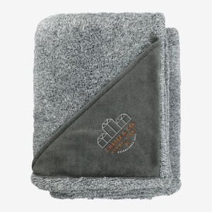 50x60 Heathered Look Fuzzy Fleece Blanket