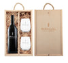 Etched Wine & Glass Gift Set