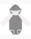 Rabbit Skins™ Infant Long Sleeve Fine Jersey Bodysuit With Ears