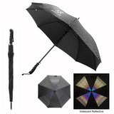 46'' Arc Reflective Iridescence Umbrella