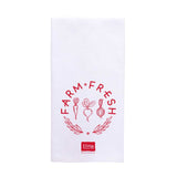 Screen Printed Flour Sack Tea Towel