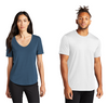 MERCER+METTLE® Mens Stretch Jersey Crew & Ladies Stretch Jersey Relaxed Scoop Shirt