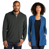 Port Authority® Microterry 1/4-Zip Pullover & Ladies Microterry Cardigan