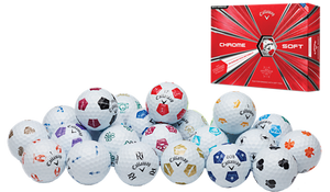 Callaway® Chrome Soft Truvis Golf Balls w/ Custom Patterns
