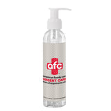 8oz Sanitizer in Clear Bottle with Pump