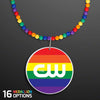 Rainbow Necklace with Medallion