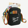 Rainbow rPET Crossbody Tote