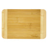Home Basics® Two Tone Bamboo Cutting Board 8" x 12"